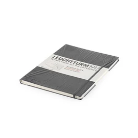Notesz A4, academy pad Leuchtturm vonalas fekete 