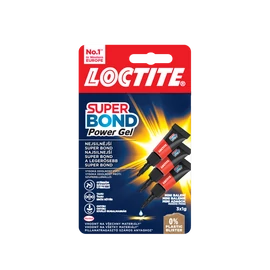 Pillanatragasztó 3x1g Loctite Super Bond Power Gél Mini Trio