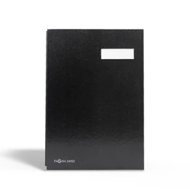 Aláírókönyv, 20lap, A4 Pagna 24192 műanyag borító fekete