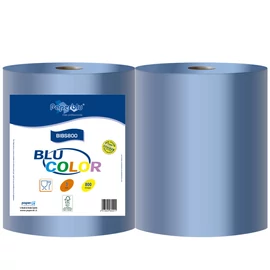 Kéztörlő 3 rétegű tekercses átmérő: 26 cm 100% cellulóz 192 m/tekercs 2 tekercs/csomag Blu Color Paperdi