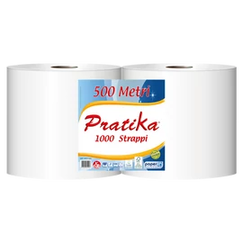 Ipari törlő 2 rétegű tekercses átmérő: 29 cm 960 lap/240 m/tekercs 2 tekercs/karton Paperdi Pratika 1000_BI8S1000