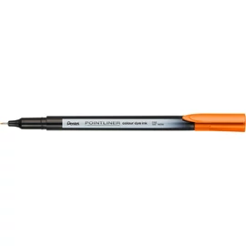 Rostirón, tűfilc 0,4mm, Pentel Pointliner narancssárga