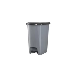 Szemetes kuka pedálos műanyag 25 literes SLIM antracit UP401-245