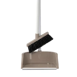 Szemetes lapát műanyag álló + partvis UP755