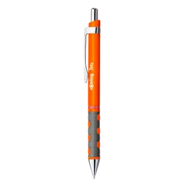 Golyóstoll neonnarancs test, Rotring Tikky III, írásszín kék