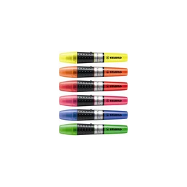 Szövegkiemelő készlet 2-5mm, vágott hegyű STABILO Luminator, 6 klf. szín