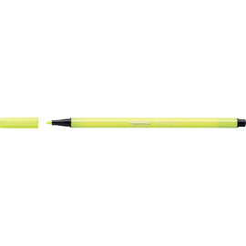 Rostirón, filctoll 1mm, STABILO Pen 68 neon sárga