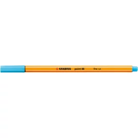 Rostirón, tűfilc 0,4mm, STABILO Point 88 azúrkék