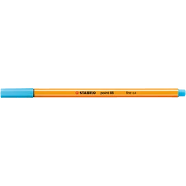 Rostirón, tűfilc 0,4mm, STABILO Point 88 azúrkék
