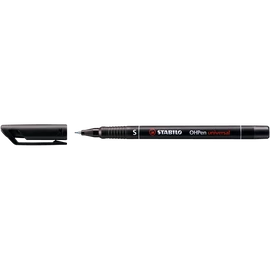 Alkoholos marker 0,4mm, STABILO OHPen S fekete