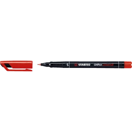 Alkoholos marker 0,4mm, STABILO OHPen S piros