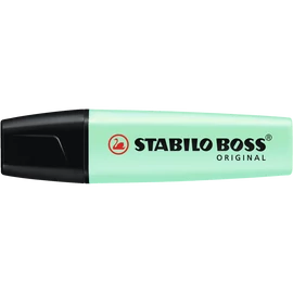 Szövegkiemelő 2-5mm, vágott hegyű, STABILO Boss original Pastel menta