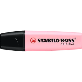 Szövegkiemelő 2-5mm, vágott hegyű, STABILO Boss original Pastel pink