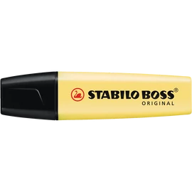 Szövegkiemelő 2-5mm, vágott hegyű, STABILO Boss original Pastel vanília