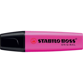 Szövegkiemelő 2-5mm, vágott hegyű, STABILO Boss original pink