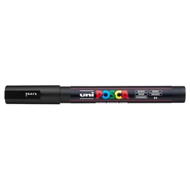 Dekormarker 0,9-1,3mm, Uni Posca PC-3M fekete