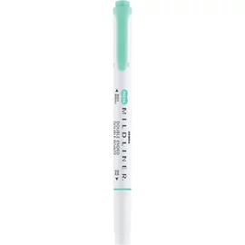 Szövegkiemelő 1,0/3,5 mm, kétvégű, Zebra Mildliner Fluorescent, türkiz