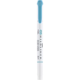 Szövegkiemelő 1,0/3,5 mm, kétvégű, Zebra Mildliner Warm, füstkék