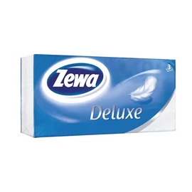 Papírzsebkendő 3 rétegű 90 db/csomag Zewa Deluxe Illatmentes