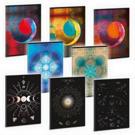 Ars Una Mystic Constellation 22 (5191) A5 extra kapcsos kockás füzet