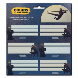 Ars Una Ninjas in the dark 25 (5457) 3x6 db füzetcímke