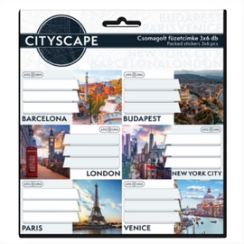 Ars Una Cityscape 25 (5482) 3x6 db füzetcímke