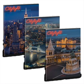 Ars Una City light 24 (5488) A4 extra kapcsos sima füzet