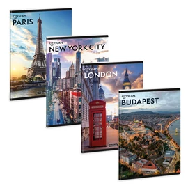 Ars Una Cityscape 25  (5482) A5 extra kapcsos szótár füzet