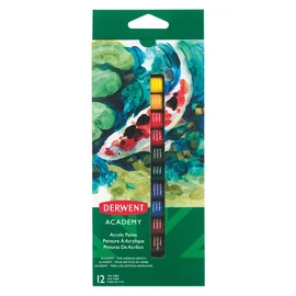 Derwent 12ml 12db akrilfesték készlet