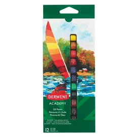 Derwent 12ml 12db olajfesték készlet