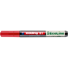 Edding 51 EcoLine D10 piros lakkmarker