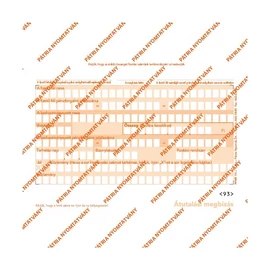 PFNY.11 2lapos garnitúra "Átutalási megbízás" nyomtatvány