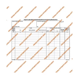 B.15-46 A4 25lapos fekvő "Szigorú számadású nyomtatványok beszerzése" nyomtatvány
