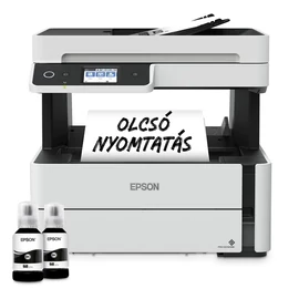 Epson EcoTank M3170 mono nyomató MFP, Duplex, WiFi, 11 000 oldal tinta a dobozban