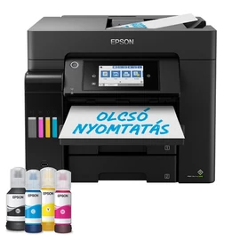 Epson EcoTank L6570 színes nyomtató MFP, Duplex, WiFi/USB/LAN, 8100/6500 oldal tinta a dobozban