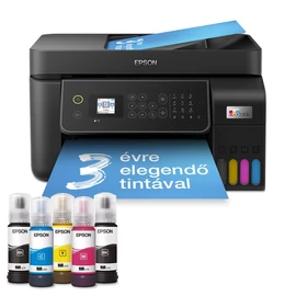 Epson EcoTank L5310 színes nyomtató MFP, WiFi/LAN, 8100/6500 oldal tinta a dobozban
