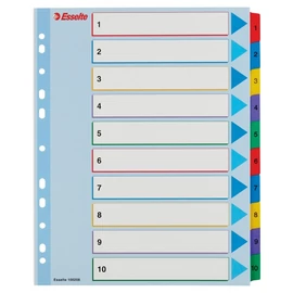 Esselte A4 extra széles újraírható 1-10 regiszter