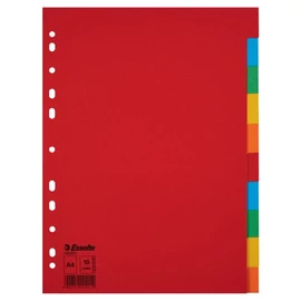 Esselte Economy A4 karton 10 részes elválasztólap