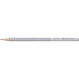 Faber-Castell Grip 2001 háromszögletű ezüst H grafitceruza