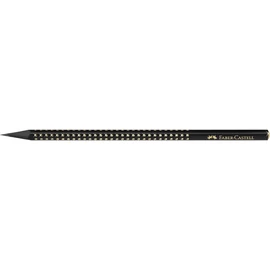 Faber-Castell Sparkle Midnight B háromszögletű fekete/arany grafitceruza