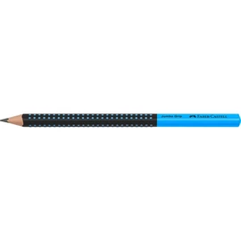 Faber-Castell Grip Jumbo háromszögletű kéttónusú fekete/kék HB grafitceruza
