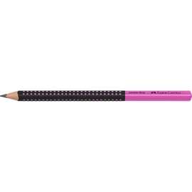 Faber-Castell Grip Jumbo háromszögletű kéttónusú fekete/rózsaszín HB grafitceruza