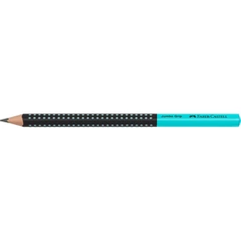 Faber-Castell Grip Jumbo háromszögletű kéttónusú fekete/türkiz HB grafitceruza