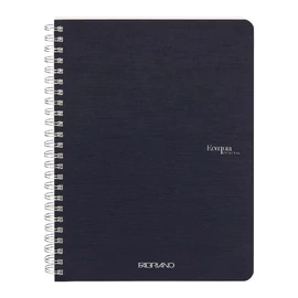 Fabriano Ecoqua A5 70lapos sötétkék kockás spirálfüzet