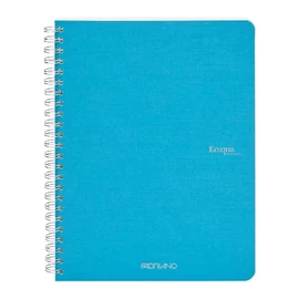 Fabriano Ecoqua A5 70lapos türkiz vonalas spirálfüzet