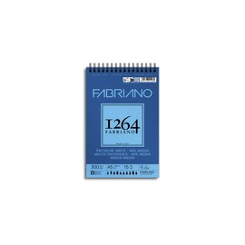 Fabriano 1264 Mixed Media 300 g A5 15 lap spirál rajz- és vázlattömb