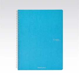 Fabriano Ecoqua A4 70lapos türkiz kockás spirálfüzet