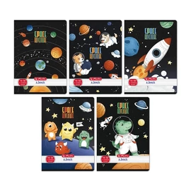 Herlitz Space Adventure A5 16-32 2. osztályos vonalas füzet
