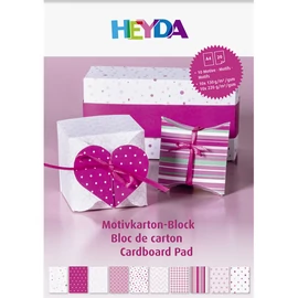 Heyda Pink A4 20 lapos kartonlap szett