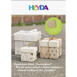 Heyda Star A4 12 lapos natúr kartonlap szett